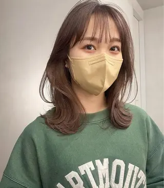 ミディアム カラー 北間 寛哉のヘアスタイル
