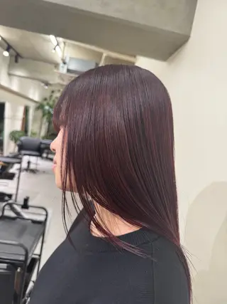 ロング カラー ゆ う あのヘアスタイル