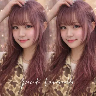 ロング カラー 柔らかい艶暖色 レイヤー🫧姫汝のヘアスタイル