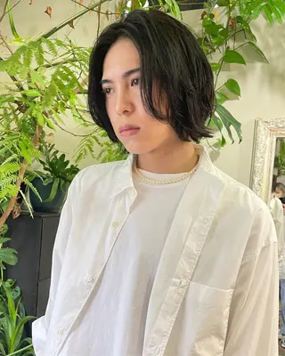 ミディアム メンズ 近藤 裕嗣のヘアスタイル