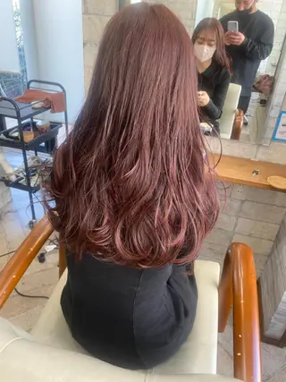 ロング カラー 女性指名人気no.1 尾崎のヘアスタイル