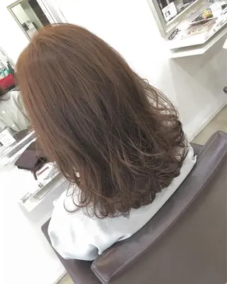 ミディアム はまべ です☆のヘアスタイル