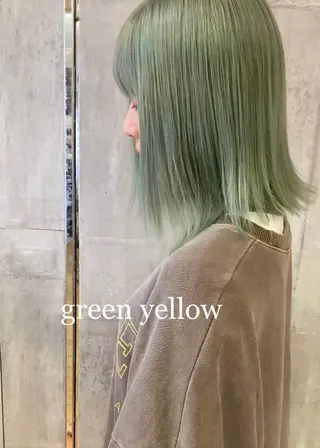 ミディアム カラー 田室 和幸のヘアスタイル