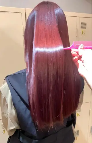 ロング カラー ヘアアレンジ 代表🎀 ふわモテ愛 され髪🩷yumiのヘアスタイル