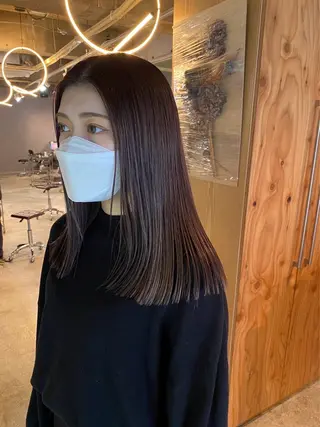 セミロング 不藤 代史伽のヘアスタイル