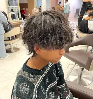 ショート パーマ メンズ 【メンズ特化】 池田大成✂︎のヘアスタイル