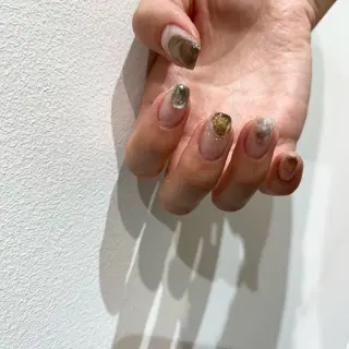 ネイル soa.Aika 自爪育成のネイルデザイン