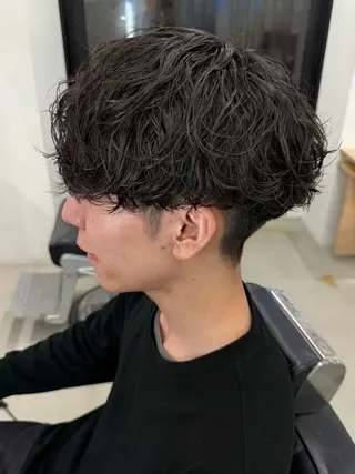 ショート パーマ メンズ 亀井隆汰/メンズ専門 パーマ特化美容師のヘアスタイル