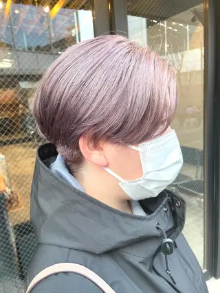 ショート カラー 🌿レイヤーボブ/パ ーマ🌿　木梨健太のヘアスタイル