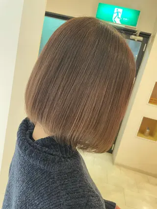 カラー レイヤー/くびれ/ 縮毛/チェレ金剛のヘアスタイル