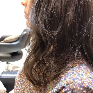 セミロング カラー ボブ/暖色/デザイン KOYUKI⛄️のヘアスタイル