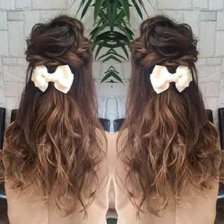 ロング ヘアアレンジ ✨🌿大人可愛い愛さ れhair🌿✨松本のヘアスタイル