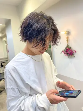 メンズ 会田 渡夢のヘアスタイル