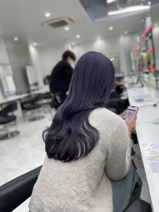 カラー ［銀座］淡色 ラベンダー🫧大村のヘアスタイル