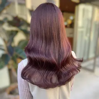 ロング カラー ブリーチなしカラー kana🐱のヘアスタイル