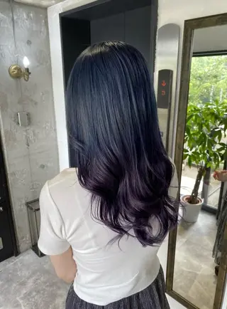 ロング カラー 髪質改善/ハイトーン MOLAのヘアスタイル