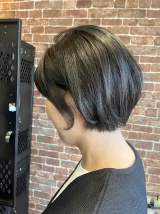 ミディアム カラー メンズ 久木原 ゆりのヘアスタイル