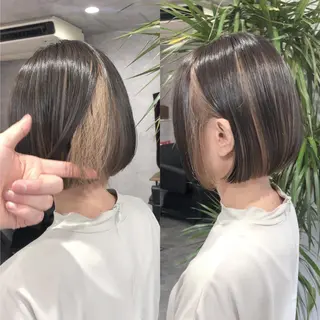 ショート カラー ウルフ/デザイン/ 大阪/タカハシユウキのヘアスタイル