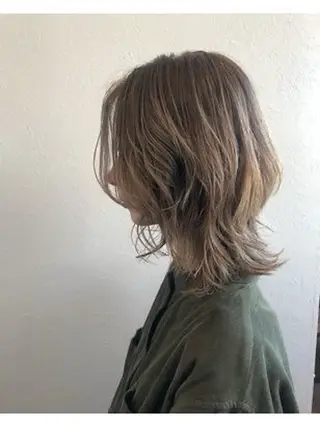 ミディアム カラー ar clip表参道所属・💜髪質改善/ 艶カラー/ミナ🩷のヘアスタイル