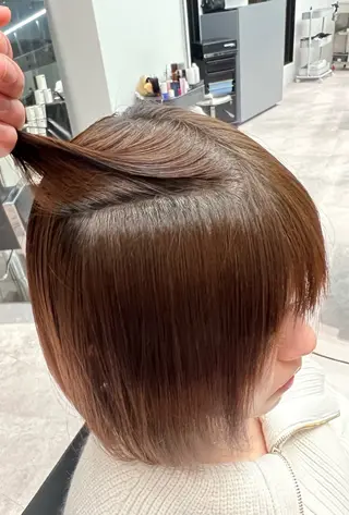 ミディアム カラー 堀江 /木下椋麻のヘアスタイル