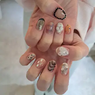 ネイル Nail mood デザイン持ち込みokのネイルデザイン