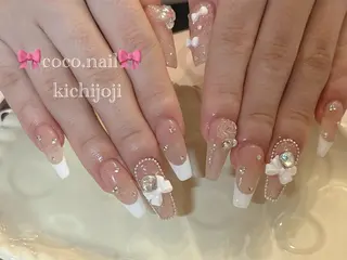 ネイル lili.nail y2k/長さ出しのネイルデザイン
