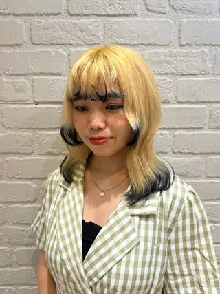 ミディアム カラー カラーお任せ下さい ✨️おかだまなみのヘアスタイル
