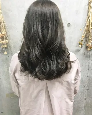 セミロング カラー Satsuki ✂︎♡のヘアスタイル