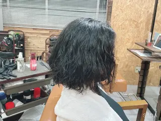 ミディアム かんばら りょーいのヘアスタイル