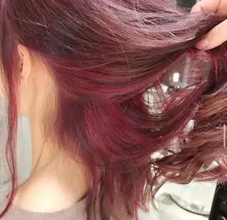 セミロング ジャニヲタ美容師 推しカラー中平海帆のヘアスタイル