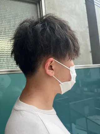 ショート カラー パーマ ヘアアレンジ メンズ キッズ ネイル マツエク・マツパ アイブロウ 久木原 ゆりのヘアスタイル