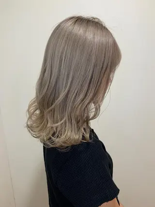 セミロング カラー 髪質改善支持率 No. 1✨mayuのヘアスタイル