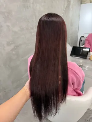 ロング カラー yuuna ✮ door whiteのヘアスタイル