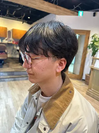 メンズ 髪質改善&ストレート ✂︎鈴木青樹のヘアスタイル