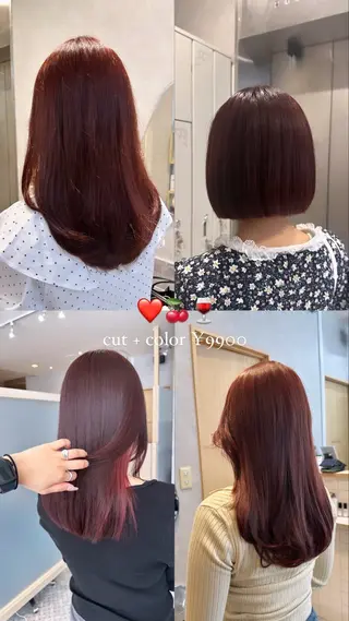 ロング カラー ヘアアレンジ REONA🪽✨薬院 レイヤーカット🫧のヘアスタイル