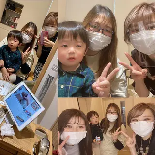 ショート カラー メンズ キッズ ✂︎ショート、ボブ、 レイヤー🩵YUMIのヘアスタイル