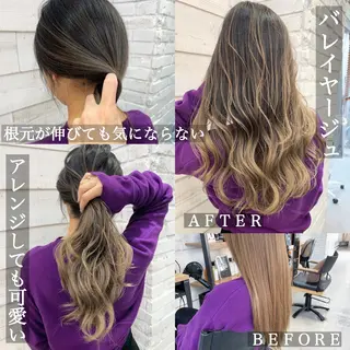 ロング カラー 北間 寛哉のヘアスタイル