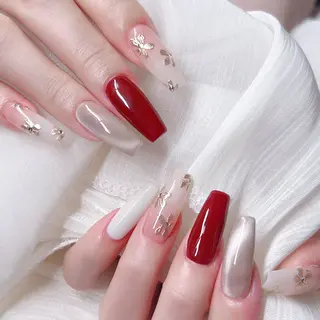 ネイル M🌷nail 長さだし専門店のネイルデザイン