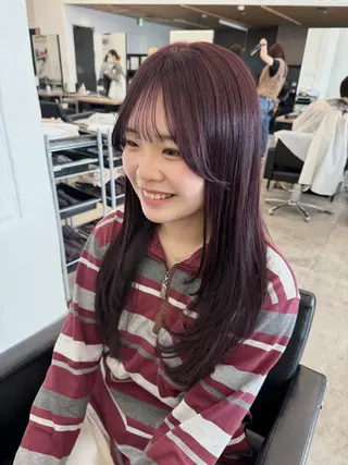 ロング カラー レイヤー🩰顔まわり /透明感/kanaのヘアスタイル