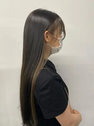 ロング カラー パーマ ヘアアレンジ メンズ キッズ ネイル マツエク・マツパ Lumo所属・💖横浜ブリーチなし 💖MIHOのヘアスタイル