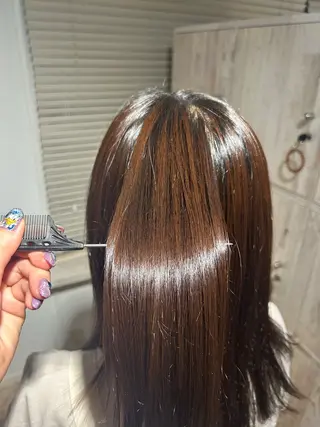 セミロング えのはら まおのヘアスタイル
