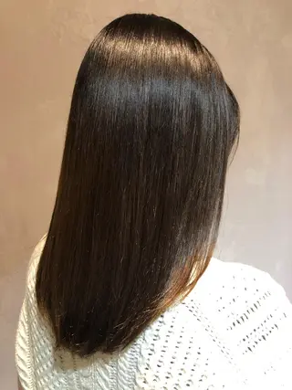 ミディアム 原口 美樹のヘアスタイル