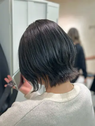 ショート カラー 🤍透明感カラー🤍 Moeのヘアスタイル