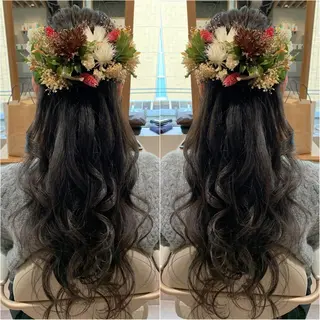 ロング ヘアアレンジ 韓国hair🦋 Nanaのヘアスタイル