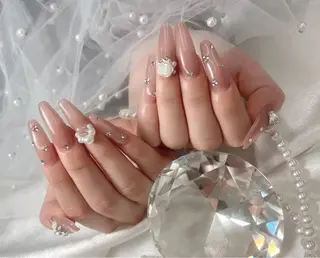 ネイル bijou nails 蓮のネイルデザイン