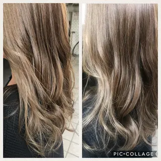 ロング カラー 藤本 麻衣のヘアスタイル