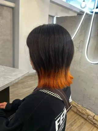 ミディアム カラー ブリーチ／ヘアセット 🪞🌙minamiのヘアスタイル