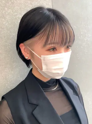 ショート カラー 韓国ヘア/艶カラー /田中悠佑のヘアスタイル