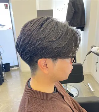 ショート センターパート/ ニュアンスパーマ正樹のヘアスタイル