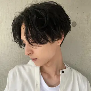 パーマ メンズ men's特化 値段以上の仕上がりにのヘアスタイル